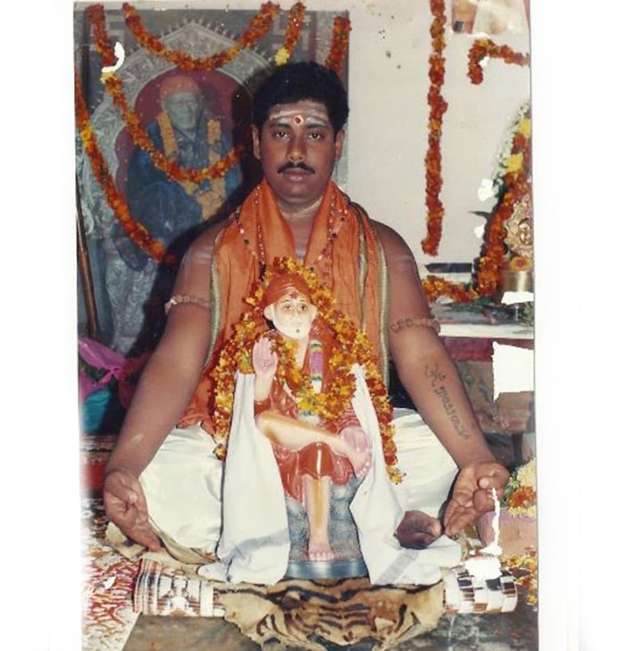 Guruji in sacred presence
